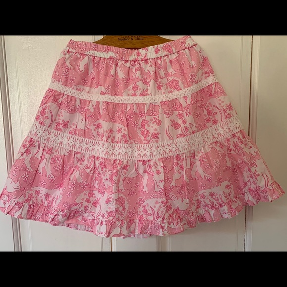 Lily Pulitzer Girls tiered Skirt sz 12 - Picture 3 of 3